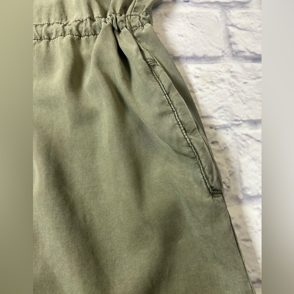 Thread & Supply Olive Green Shirt Dress. Size Large. Perfect for FALL!! - Picture 9 of 10